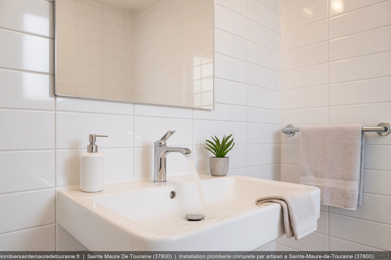 Installation plomberie complete par artisan a Sainte-Maure-de-Touraine (37800)